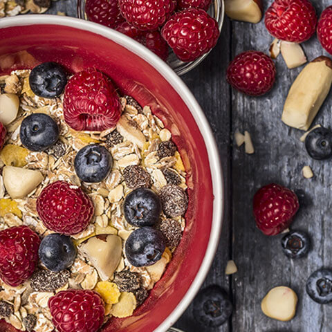 tarte glacée à la vanille et fruits secs 