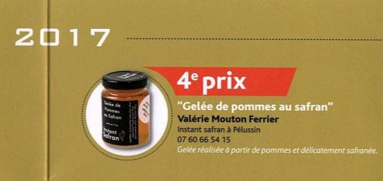 Instant-Safran-4ème-prix-2017-Concours-fermiers-Loire-delicesdu42-42